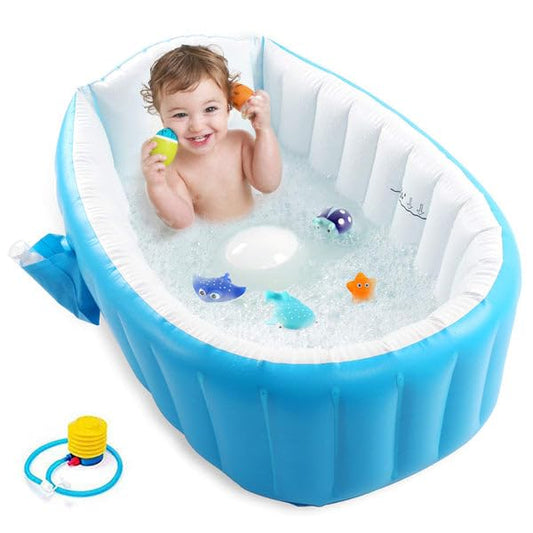 Inflatable Baby Bath Tub for (0-5 Year) Kids
